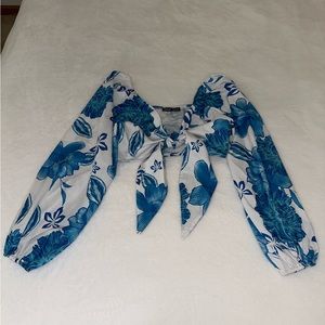 Flowered SHEIN long sleeve tank top (medium)